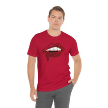 Load image into Gallery viewer, Vampire Lips Jersey Short Sleeve Tee