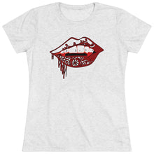 Load image into Gallery viewer, Vampire Lips Slim Fit Triblend Tee