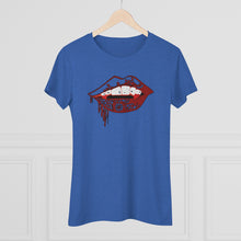 Load image into Gallery viewer, Vampire Lips Slim Fit Triblend Tee