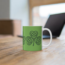 Load image into Gallery viewer, Shamrocks Ceramic Mug 11oz