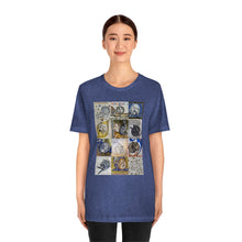 Load image into Gallery viewer, Medieval Cats Licking Their Butts Jersey Short Sleeve Tee