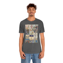 Load image into Gallery viewer, People Getting Stabbed in Medieval Manuscripts Jersey Short Sleeve Tee