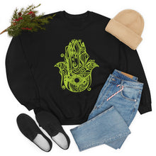 Load image into Gallery viewer, Hamsa Heavy Blend™ Crewneck Sweatshirt
