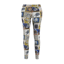 Load image into Gallery viewer, Medieval Cats Licking Their Butts Casual Leggings