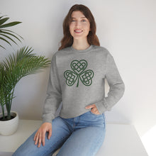 Load image into Gallery viewer, Celtic Shamrock Heavy Blend™ Crewneck Sweatshirt