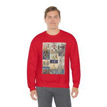 Load image into Gallery viewer, People Getting Stabbed In Medieval Manuscripts Heavy Blend™ Crewneck Sweatshirt