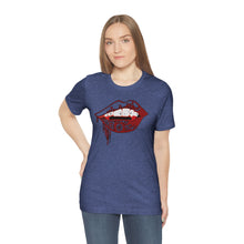 Load image into Gallery viewer, Vampire Lips Jersey Short Sleeve Tee