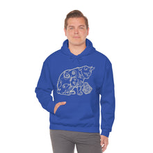 Load image into Gallery viewer, Cat Playing D&D Heavy Blend™ Hooded Sweatshirt