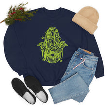 Load image into Gallery viewer, Hamsa Heavy Blend™ Crewneck Sweatshirt