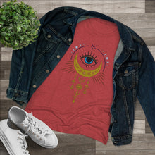 Load image into Gallery viewer, Boho Moon Slim Fit Triblend Tee