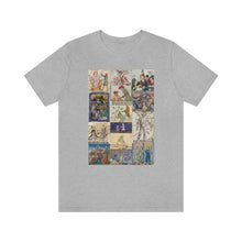 Load image into Gallery viewer, People Getting Stabbed in Medieval Manuscripts Jersey Short Sleeve Tee