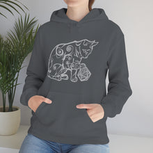 Load image into Gallery viewer, Cat Playing D&D Heavy Blend™ Hooded Sweatshirt