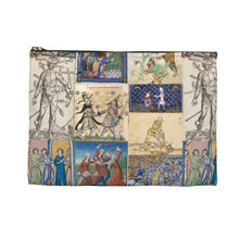 Load image into Gallery viewer, People Getting Stabbed in Medieval Manuscripts Accessory Pouch