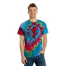 Load image into Gallery viewer, Dancing Demon Tie-Dye Tee, Spiral