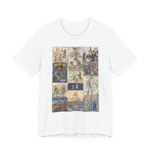 Load image into Gallery viewer, People Getting Stabbed in Medieval Manuscripts Jersey Short Sleeve Tee