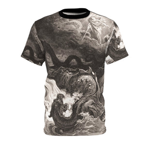 Slaying Leviathan Unisex Cut & Sew Tee (AOP)