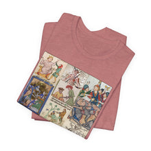 Load image into Gallery viewer, People Getting Stabbed in Medieval Manuscripts Jersey Short Sleeve Tee