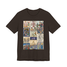 Load image into Gallery viewer, People Getting Stabbed in Medieval Manuscripts Jersey Short Sleeve Tee