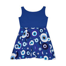 Load image into Gallery viewer, Nazar Skater Dress (AOP)