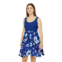 Load image into Gallery viewer, Nazar Skater Dress (AOP)