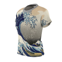Load image into Gallery viewer, Great Wave of Kanagawa Graphic Tee, Womens T-Shirt, AOP Cut &amp; Sew Shirt, Beachwear Gift, Summer Fashion, Art Inspired Apparel