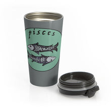 Load image into Gallery viewer, Pisces Vintage Stainless Steel Travel Mug