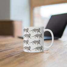 Load image into Gallery viewer, Flaisch Macht Flaisch Cat Ceramic Mug 11oz