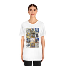 Load image into Gallery viewer, Medieval Cats Licking Their Butts Jersey Short Sleeve Tee