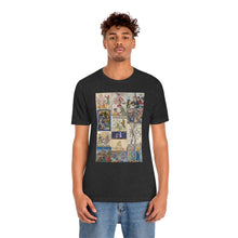 Load image into Gallery viewer, People Getting Stabbed in Medieval Manuscripts Jersey Short Sleeve Tee