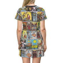Load image into Gallery viewer, Tarot All Over Print T-Shirt Mini-Dress