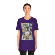 Load image into Gallery viewer, Medieval Cats Licking Their Butts Jersey Short Sleeve Tee