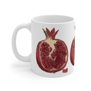 Pomegranates Ceramic Mug 11oz