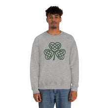 Load image into Gallery viewer, Celtic Shamrock Heavy Blend™ Crewneck Sweatshirt