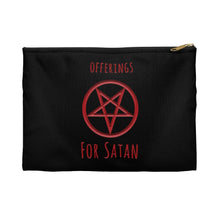 Load image into Gallery viewer, Offerings For Satan Accessory Pouch