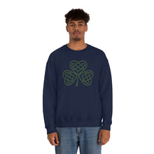 Load image into Gallery viewer, Celtic Shamrock Heavy Blend™ Crewneck Sweatshirt