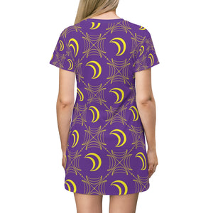 Luna Seal All Over Print T-Shirt Dress