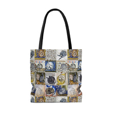 Load image into Gallery viewer, Medieval Cats Licking Their Butts Tote Bag