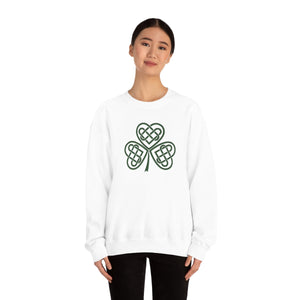 Celtic Shamrock Heavy Blend™ Crewneck Sweatshirt