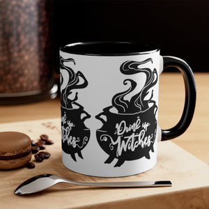 Drink Up Witches Accent Coffee Mug, 11oz