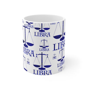 Libra Scales Ceramic Mug 11oz