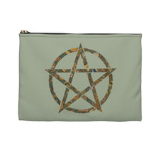 Load image into Gallery viewer, Garden Print Pentagram Accessory Pouch