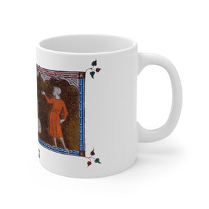 Libra Medieval Art Ceramic Mug 11oz