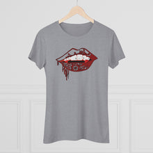Load image into Gallery viewer, Vampire Lips Slim Fit Triblend Tee
