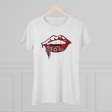 Load image into Gallery viewer, Vampire Lips Slim Fit Triblend Tee