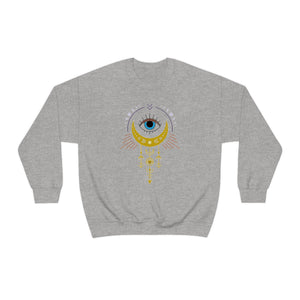 Boho Moon Heavy Blend™ Crewneck Sweatshirt