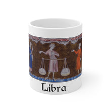 Load image into Gallery viewer, Libra Medieval Art Ceramic Mug 11oz