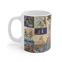 Load image into Gallery viewer, People Getting Stabbed in Medieval Art Ceramic Mug 11oz