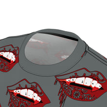 Load image into Gallery viewer, Vampire Lips AOP Cut &amp; Sew Tee