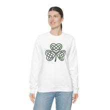 Load image into Gallery viewer, Celtic Shamrock Heavy Blend™ Crewneck Sweatshirt