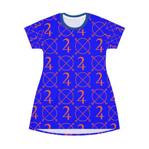 Jupiter Seal All Over Print T-Shirt Mini-Dress